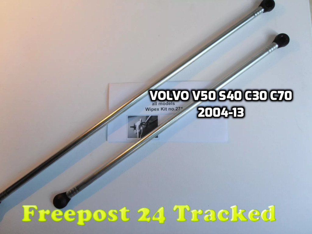 Volvo V50 S40 C30 C70 04-13 WIPER MOTOR LINKAGE PUSH RODS UKpostUKmadeUKcompany