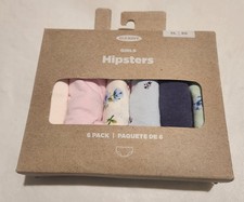 NIP Old Navy Ladybug Floral Print Girls Hipster Underwear 6 Pack