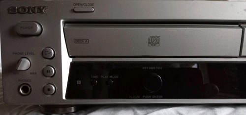 Sony RCD-W100 Audio CD-Player/Recorder silber, Doppellaufwerk / Ersatzteile - Bild 3 von 10