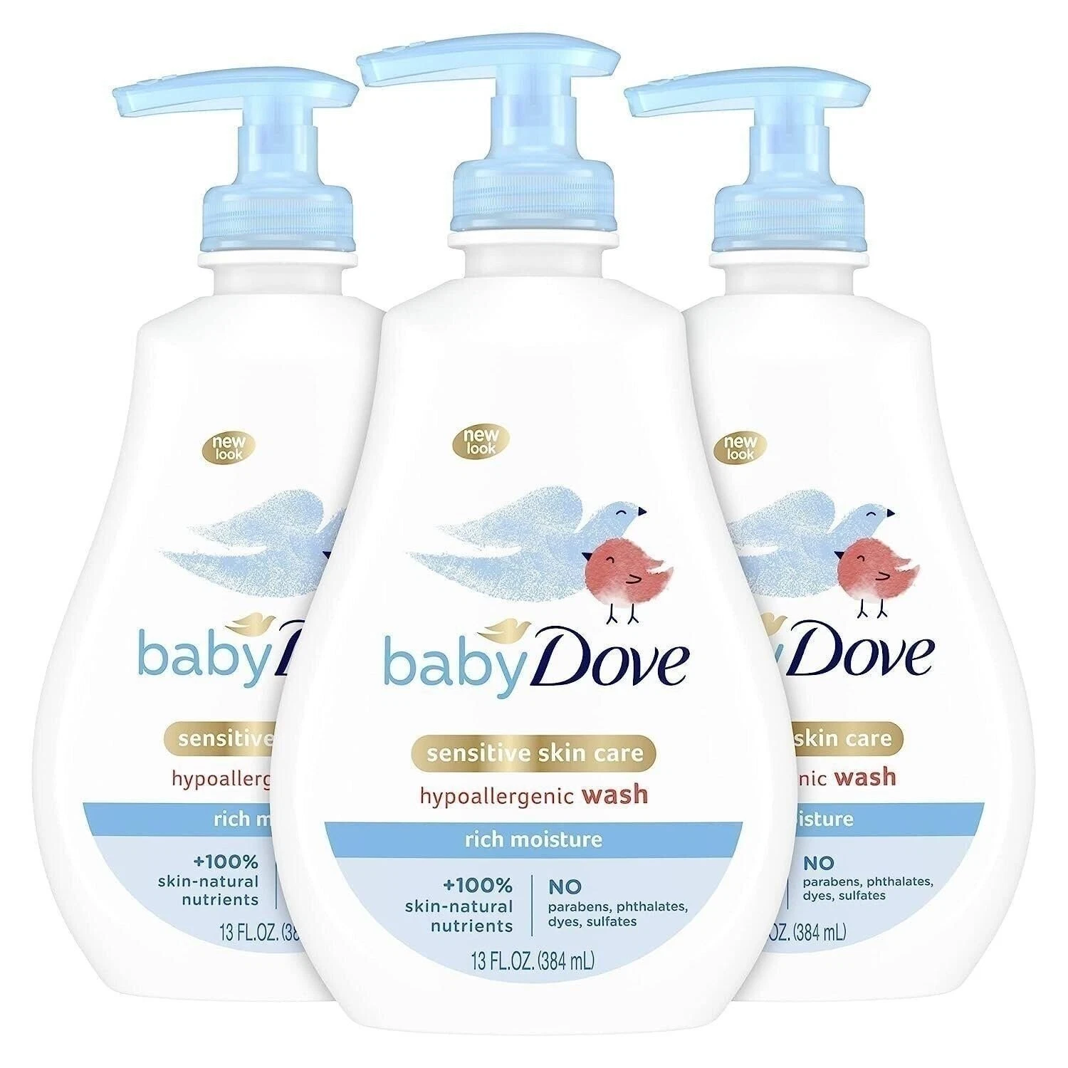 Baby Dove Baby Wash and Shampoo Baby Bath Products for Baby's Delicate Skin...
Opens in a new window