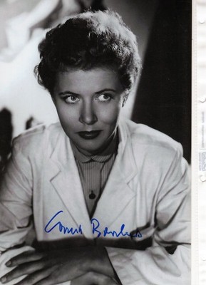Cornell Borchers+ - seltenes original Autogramm auf Großfoto