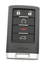 Replacement Key Fob Cover fit for Cadillac Escalade SRX CTS ATS XTS 5 Button 1