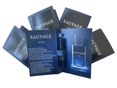 x Dior Sauvage Eau Forte Parfum Alcohol Free Sample Spray Vials