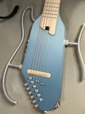 Donner HUSH-I Pro Electric Acoustic Guitar Set Hawaiian Blue With Multi-effect