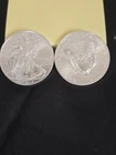 1 U.S. Mint American Eagle 2015 1 oz Silver Coins  .999 Fine