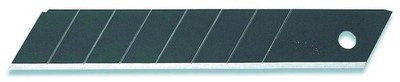 9070 18mm UltraSharp Black Heavy-Duty Snap-off Blade, 10 per Package (LBB-10B)