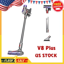 Dyson V8 Plus Cordless Vacuum 115AW 40min Runtime Handheld Carpet Floor Clean!