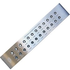 Tungsten Carbide Round Drawplate Range 2.3 To 6.0 mmJewelry Wire Pulling Tool