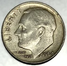 1964-P Roosevelt Dime - Circulated Condition - 90% Silver - US Coin - 2559