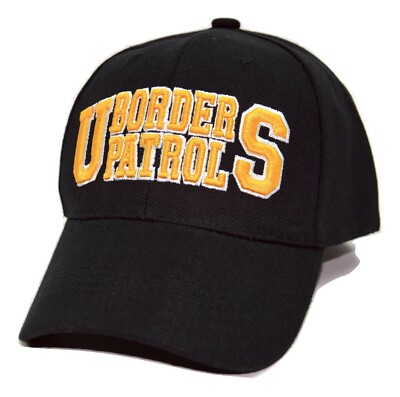 United States US Customs Border Patrol Black Adjustable Cap Hat