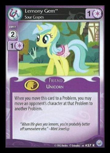 My Little Pony Premiere Edition 3x Lemony Gem, Sour Grapes My Little Pony Premiere Edition 3x Lemony Gem, Sour Grapes