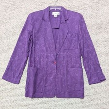 Vintage Christian Dior Women's Sz 8 Blazer FloraFeminine Office Summer Going Out