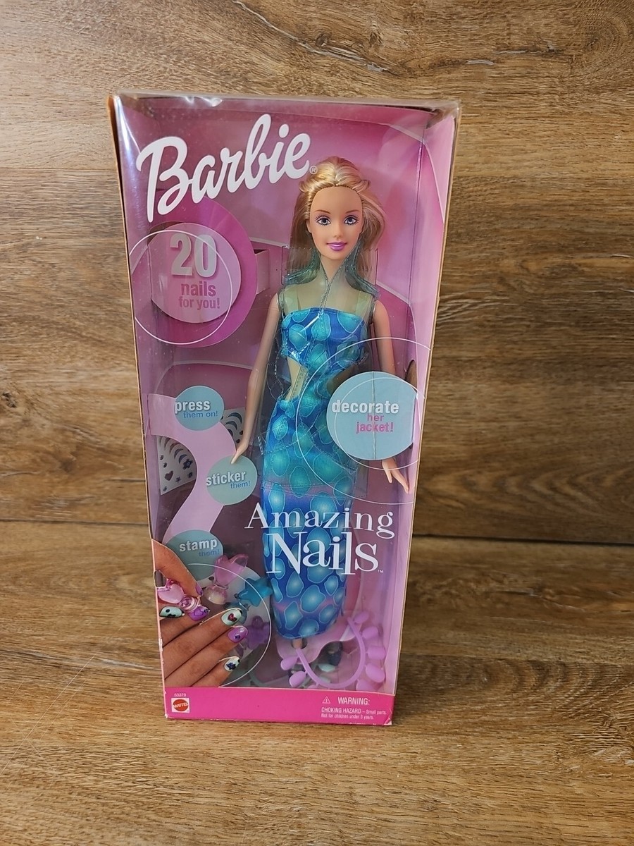 2001 Mattel Amazing Nails Barbie Doll