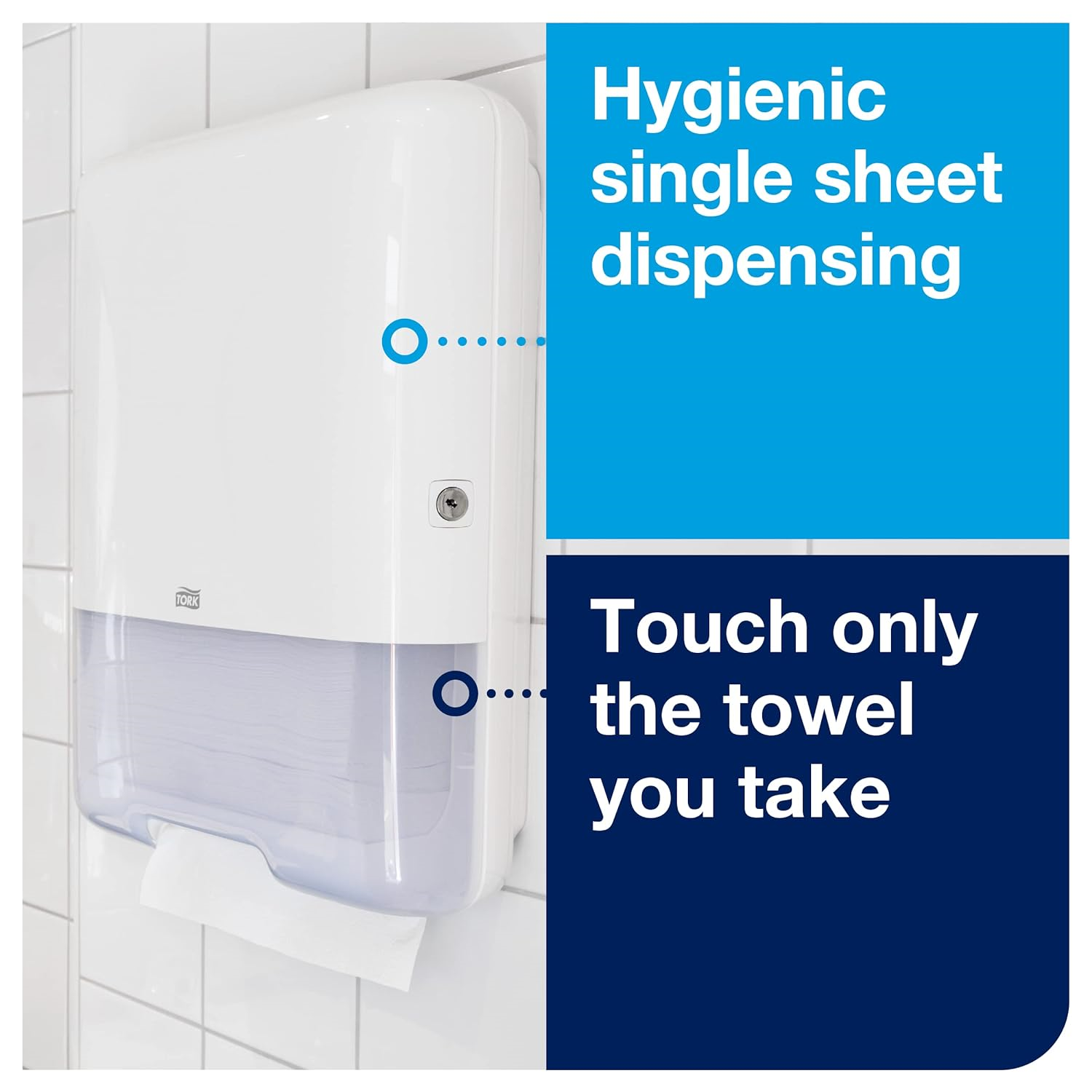 Tork Singlefold/CFold Hand Towel Dispenser 553000 H3 Paper Towel