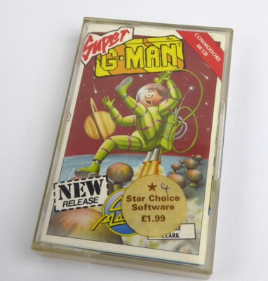 Commodore 64 C64 Spiel -- SUPER G-MAN (Codemasters) -- Tape Kassette