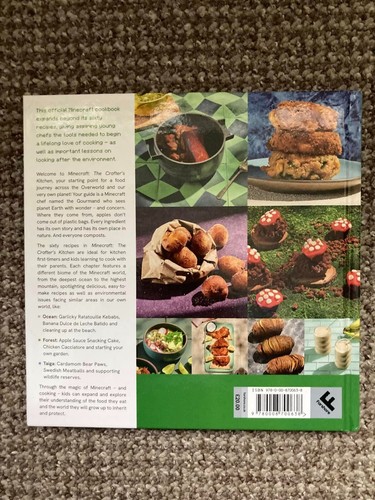 Official Minecraft: Minecraft: The Crafter’s Kitchen - 160 Pages Hardcover - New - Picture 4 of 5