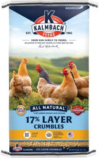 Kalmbach Feeds All Natural 17 Protein Layer Crumbles Chicken Feed, 50-lb bag
