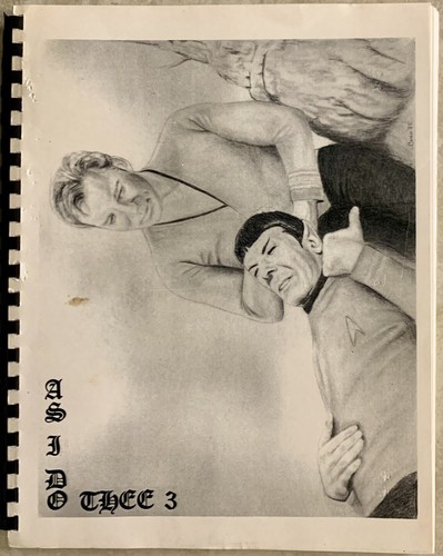 AS I DO THEE #3 (STAR TREK FANZINE) - 1985 - KIRK/SPOCK GAY EROTICA - LGBTQ