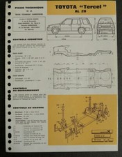 Revue technique Toyota TERCEL