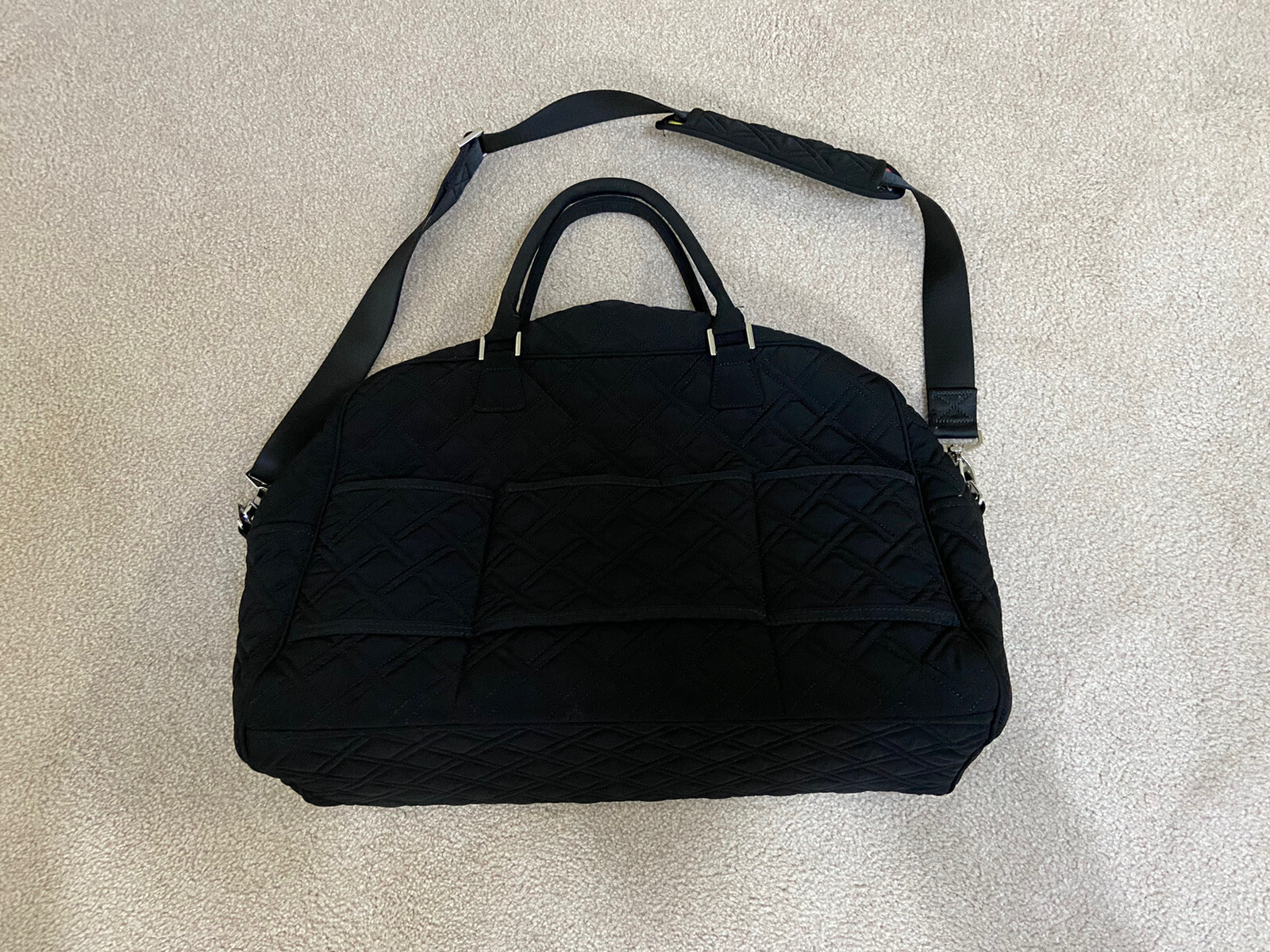 Vera Bradley Weekender Bag Classic Black Item 12435081 w/Multiple