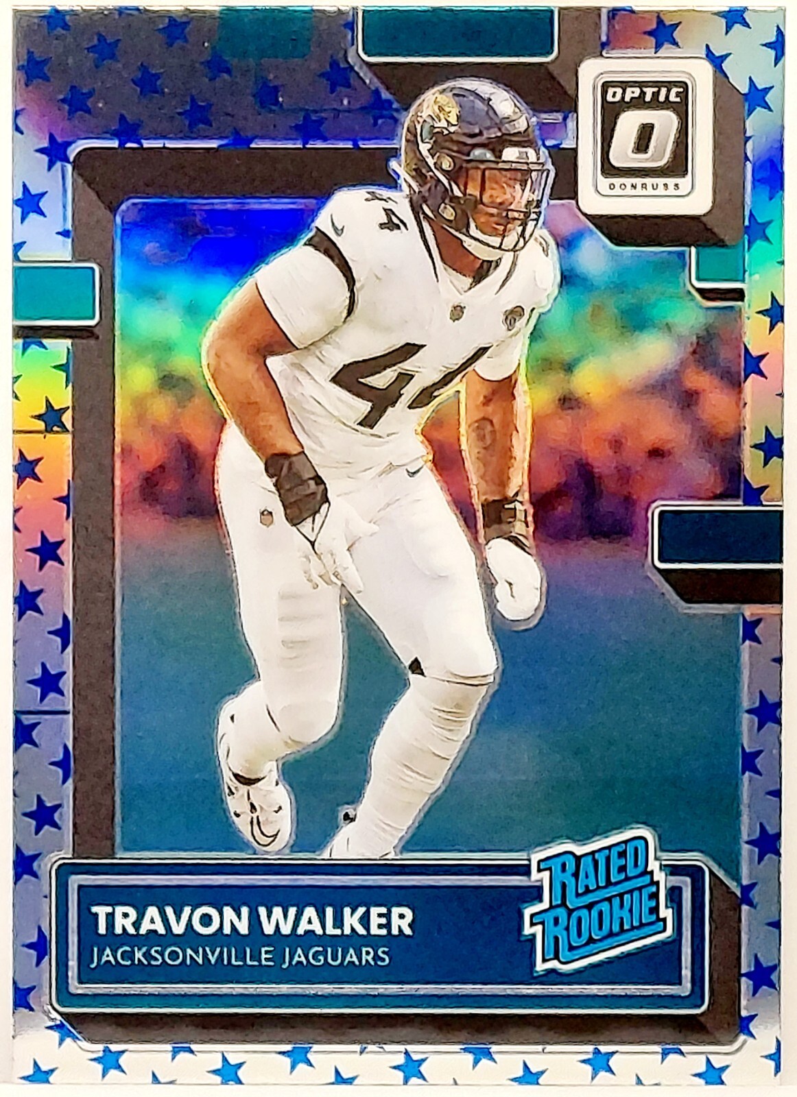 2022 Panini Donruss Optic Holo Stars SSP Rated Rookie Travon Walker RC #225