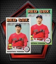 Masataka Yoshida *2 Card Lot* 2024 Topps Heritage White Border & Base #292 MLB