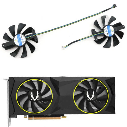 Schede grafiche Ventola raffreddamento Per ZOTAC RTX2080ti 2080 Ventola doppia