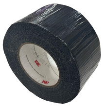 3M Duct Tape, 54.8m x 72mm, 7.6 MIL Rubber Adhesive, Polyethylene, Black 1 Roll