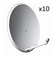 Antenna parabolica 60 cm acciaio Tecatel scatola 10 unità