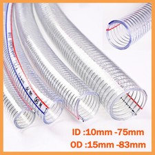 Heavy Duty Braided Wire Reinforced Clear Flex...