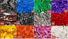 LEGO Lote 100+ Piezas a Granel ELIGE TU COLOR Ladrillos/Bloques Surtidos Aleatorios