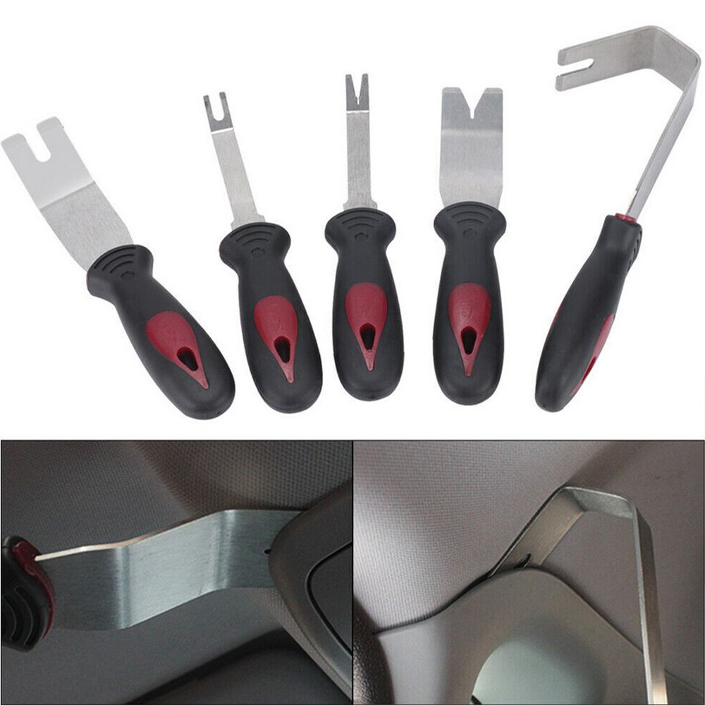 5PCS Car Body Trim Removal Tool Kit Panel Door Pry Dash Interior Radio