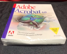 Adobe Acrobat 4.0 for Windows 22001201 ACRO, 4.0, WIN, RET UE,CD - NEW - SEALED