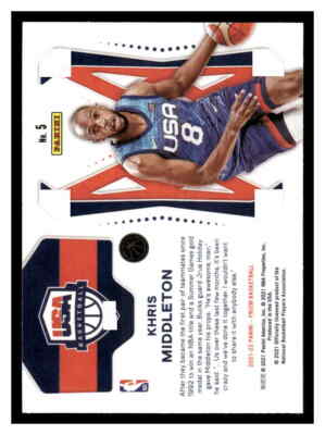 2021 Panini Prizm #5 Khris Middleton USA Basketball | eBay