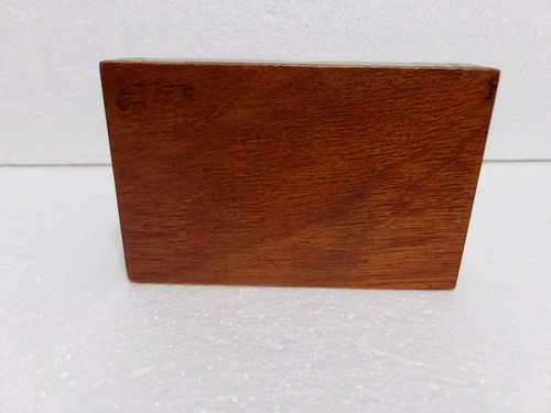 Vintage WOOD with Bamboo Inlay Farm Scene HINGED KEEPSAKE BOX Trinket Columbian - Picture 4 of 9