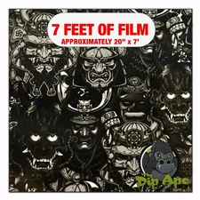 Hydrographic film Vikings Masks hydro dipping 7' x 20" hydro dip