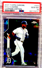 2020 Topps Chrome ⭐WILLI CASTRO⭐ Sapphire Edition Rookie RC #509 PSA 10 (37)