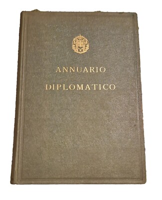 Diplomatisches Jahrbuch des Königreichs Italien 1937 - XV Außenministerium