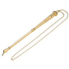 23 cm 9" Gold plating Round Yad Tora Bible Pointer