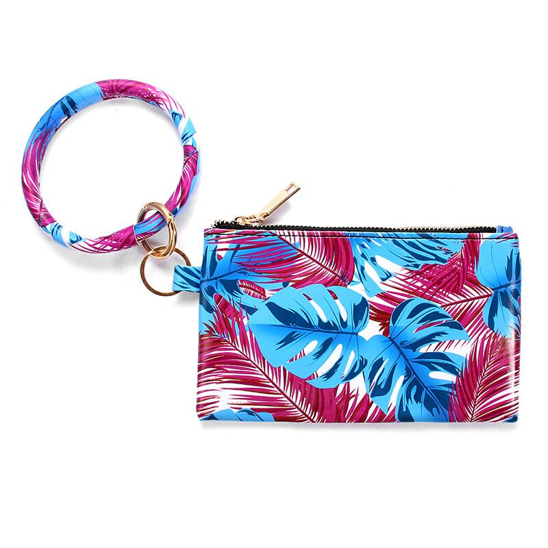 bangle keychain with wallet