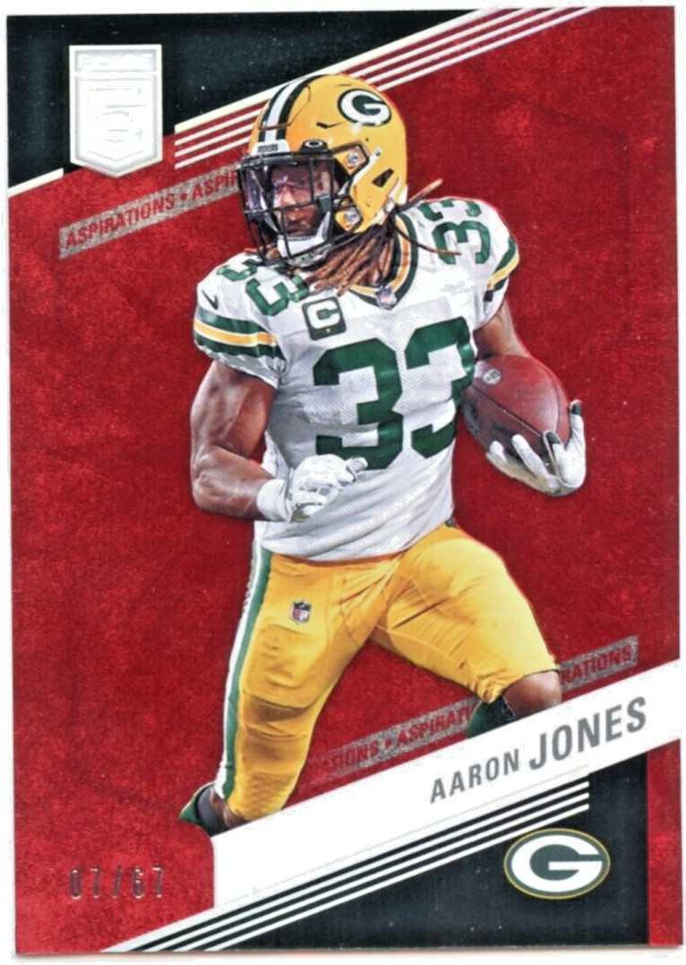 2023 Panini Elite Aspirations Aaron Jones #07/67  *GREEN BAY PACKERS*
