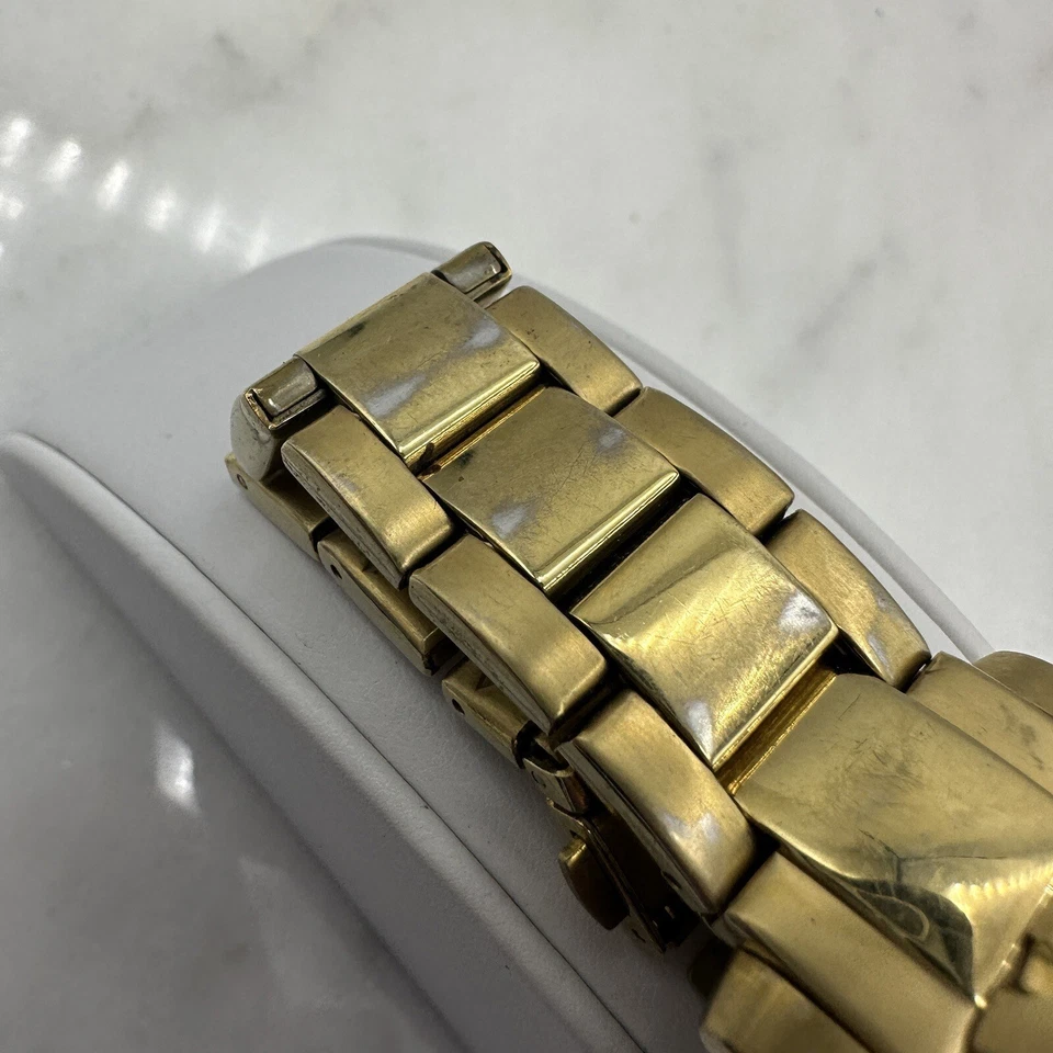 Fossil Watch AM4422, Triple Gold Tone, Chronograph, 40mm, New Battery - image 3 of 4