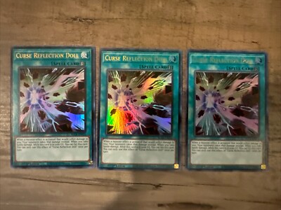 3x Curse Reflection Doll 1st Edition Ultra Rare BLCR-EN023 Yu-Gi-Oh!