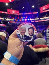 2025 President Donald Trump & JD Vance Inauguration Classic 3" Button