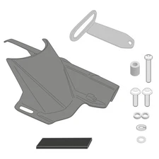 KAPPA KMG1203 ABS Black Rear Fender for Honda NX 500 2024-2024