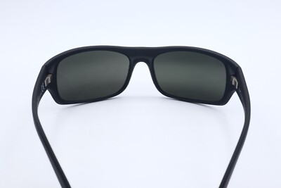 Maui Jim Peahi MJ 202-2M Wrap Black Wrap Sunglasses Gray Polarized Lens 65mm (C) Maui Jim Peahi MJ 202-2M Rubber Black Wrap Sunglasses Gray  main image 4