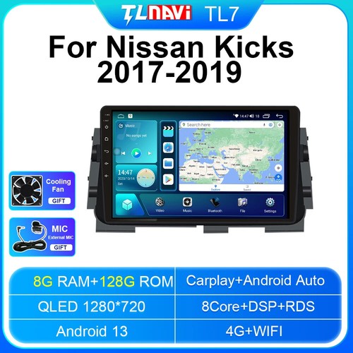 Per Nissan Kicks Navigatore GPS Auto Lettore Multimediale Sistema Radio RDS - Foto 30 di 32