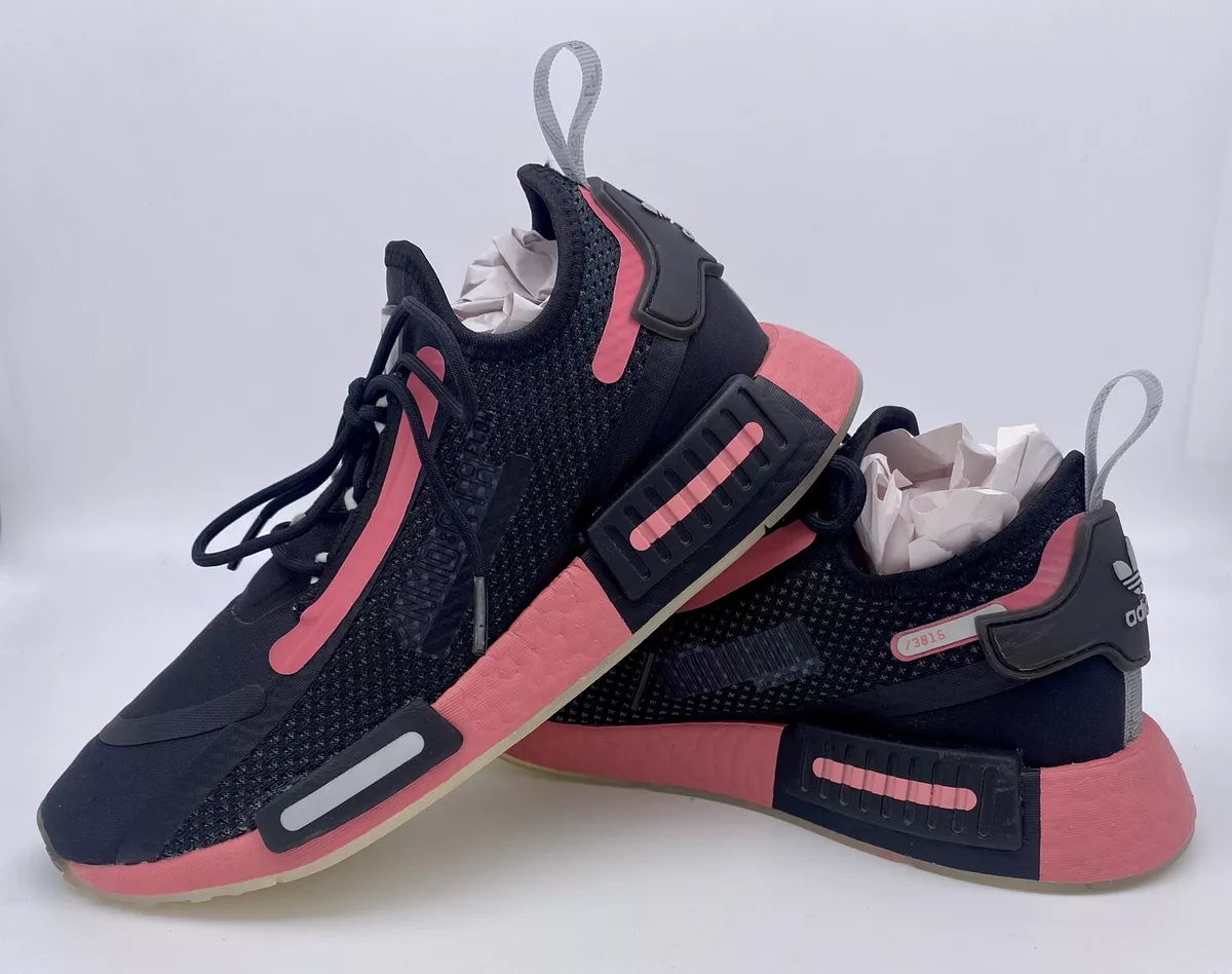 Juice fantom Forståelse Women&#039;s Adidas Originals Sz 7.5 NASA NMD R1 Casual Shoes FZ3207 Black Pink  Rose | eBay