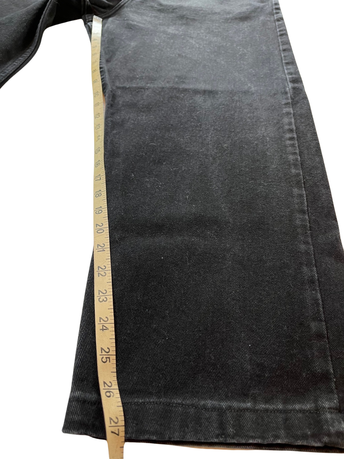 Vintage Y2K Polo Ralph Lauren Flag Jeans Men's Black Stonewash 38 Waist Relaxed thumbnail 9
