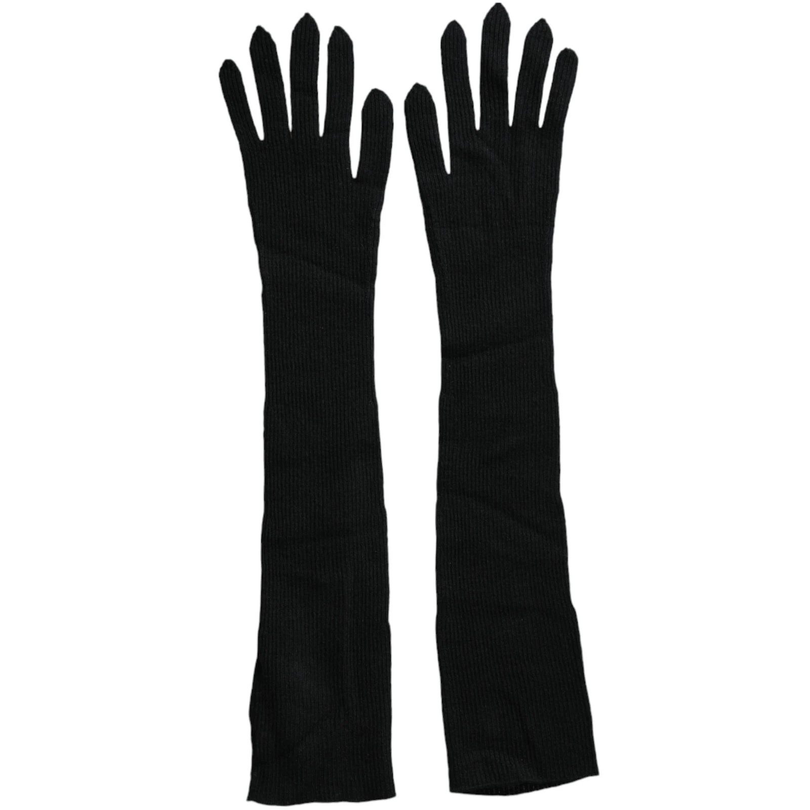 DOLCE & GABBANA Gloves Black Cashmere Knitted Elbow Length Mitten 7 / S 580usd
Opens in a new window
